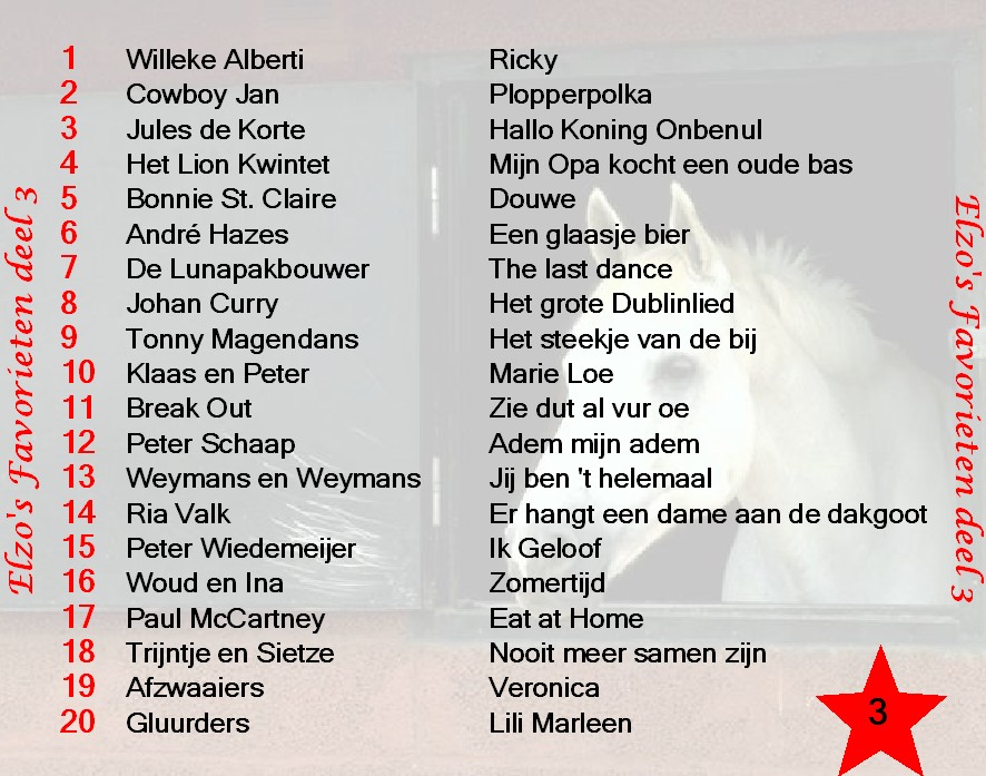 Elzos Favorieten  Deel 03 : Back